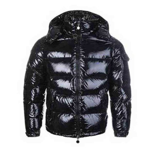 

2023 men's warm down jacket 85% goose padded hooded collar design women's parker black red and blue three-color size s-3xl nfc sca