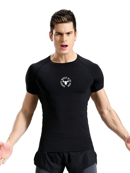 

men letter graphic raglan sleeve sports tee r5ck#, White;black