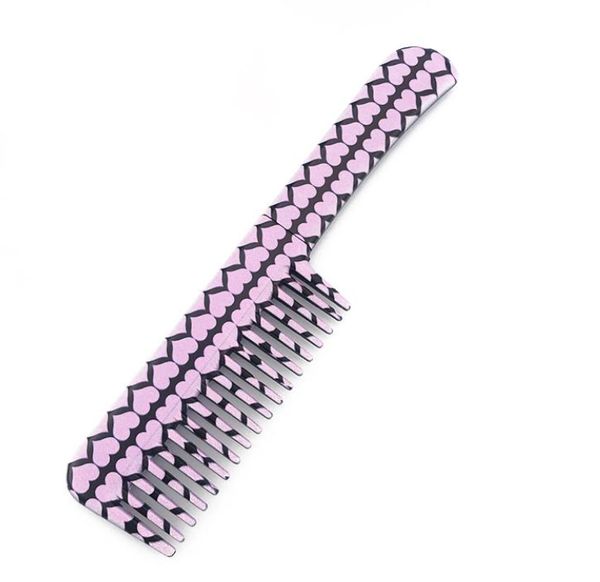 

other fashion accessoriesgrooming sided double rubber handle mustache grooming comb blade, Silver
