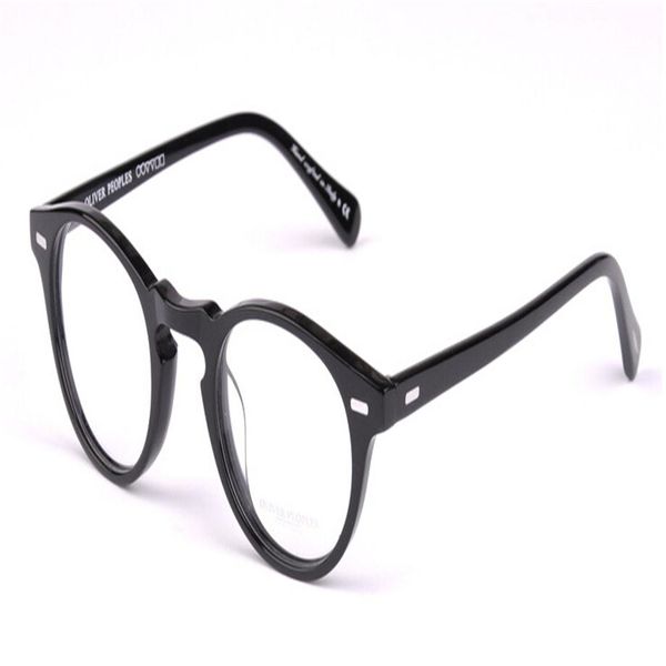 

whole- brand oliver people round clear glasses frame women ov 5186 eyes gafas with original case ov5186241c, Silver