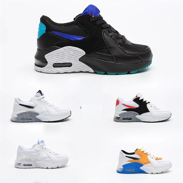 

kids running shoes excee cushion running shoes boys girls sports sneakers little kids excee children infant running kicks for kidd250g, Black