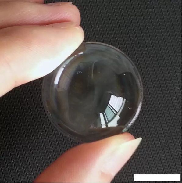 Diâmetro de 44 mm de alta potência lentes ópticas lentes transparentes lanterna asférica vidro
