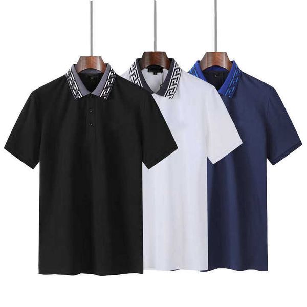 

new style mens polo shirt crocodile embroidery men short sleeve cotton-shirt jerseys polos-shirt men clothing, White;black