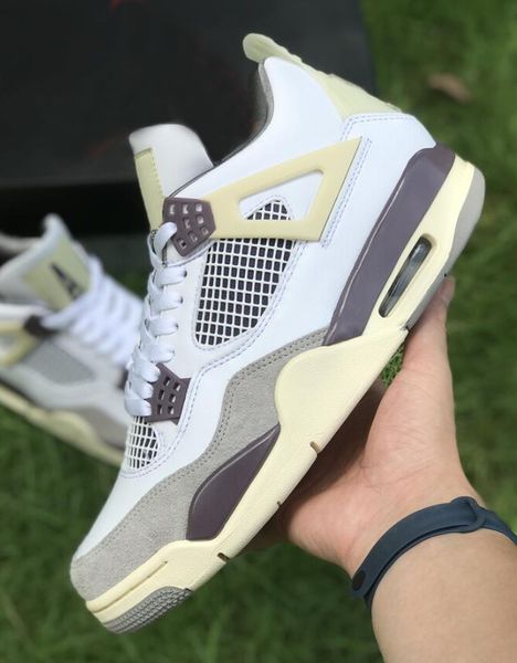 

shoes a ma maniere x 4 wmns mens basketball doernbecher 4s white/medium grey-violet ore-white outdoor sports sneakers original