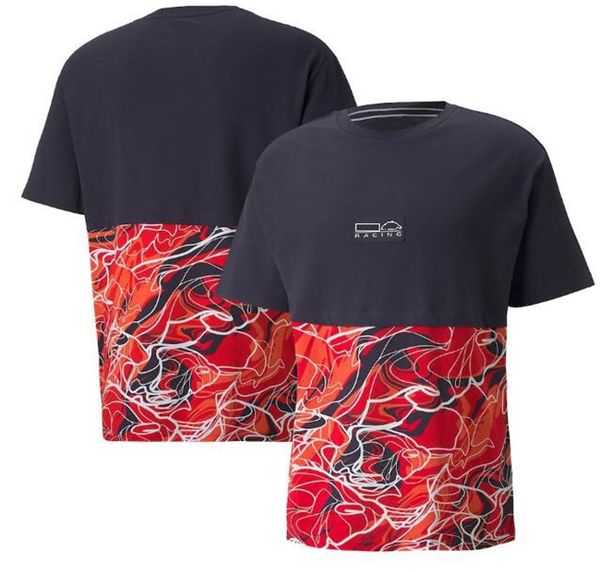 

2022 new round neck t-shirt f1 formula one racing shirt with the same custom