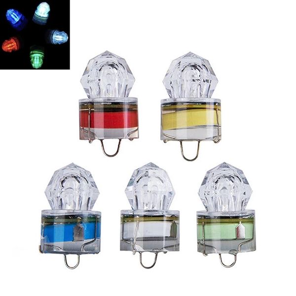 Ferramentas manuais LED Drop profunda subaquática Pesca de diamante piscando isca de isca de isca de lula