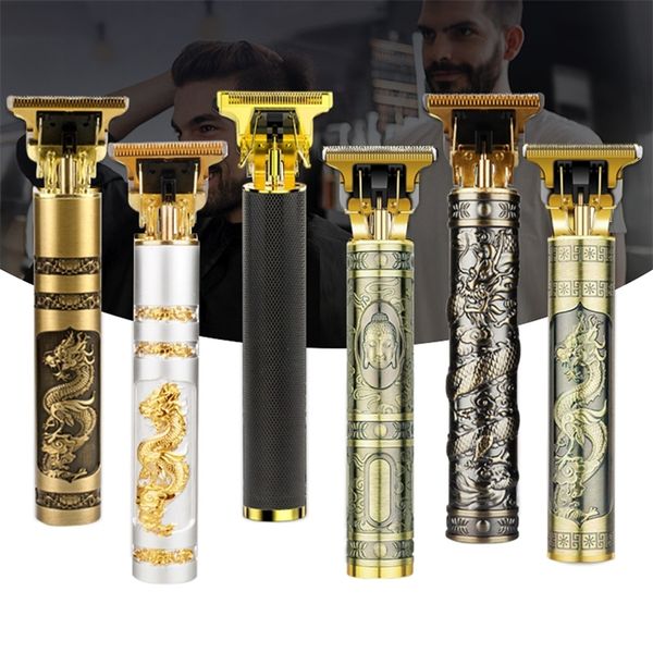

t9 oil salon carving hair clipper tras sheet beard electric neuk machine men barber trimmer 220708