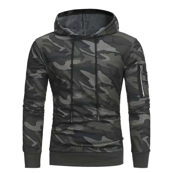 

mens camouflage designer hoodies womens sweatshirt warm hooded fashion tracksuits all-match streetwear pullover sweatshirts loose hoodie, Black