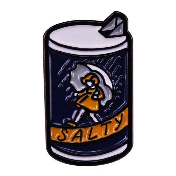 

cartoon enamel pin lapel pins for backpacks men women's brooches on clothes briefcase badges jewelry decoration gift, Blue