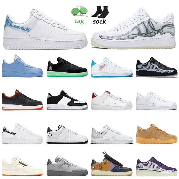 

2022 n354 skate 1 low running shoes mens women sneakers paisley blue skeleton white mca all-star hoops purple wheat grey fog designer traine