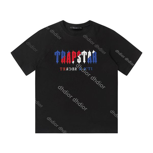 

shorts shirt trapstar t chenille towels six colors embroidered tracksuits fabrics short suits summer clothing for men and women 1w19, White;black