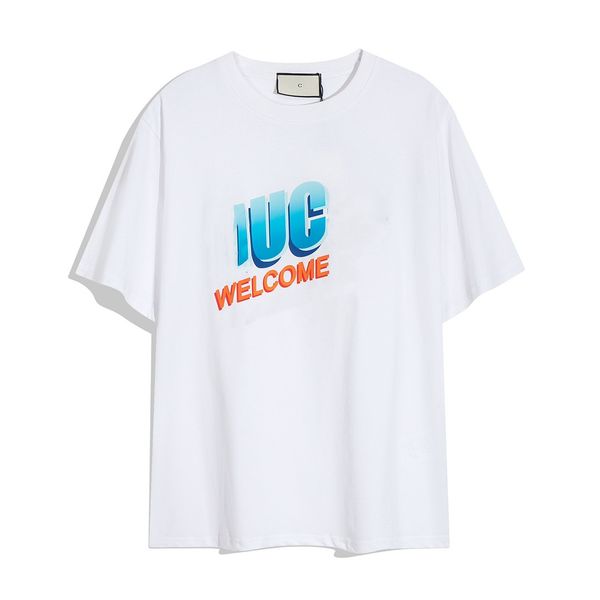 

men's t-shirts designer shirt gradual change letters summer clothes short sleeve round neck streetwear party trendy casual increase te, White;black