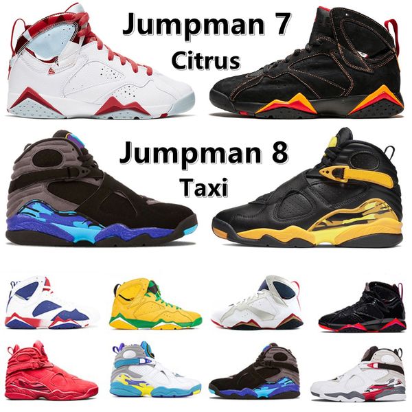 

jumpman 7 8 men retro basketball shoes 7s citrus bordeaux z mist patent hare flint 8s taxi aqua raid south beach peat 3m reflective mens