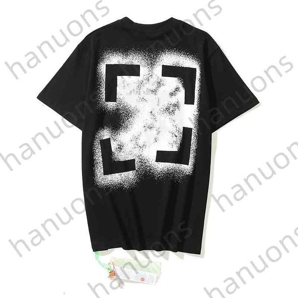 

clothing t shirt offs men's t-shirts splash arrow short sleeve american religious geometric loose t-shirt printed letter x on the back, White;black