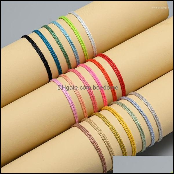 

charm bracelets jewelry handmade friendship soft cotton thread lucky rope bracelet bangles for women men d dhfgb, Golden;silver