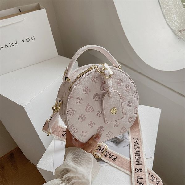 

factory online sales wanghongnv 2022 summer new fashion small round bag high sense of foreign style versatile one shoulder messenger bag