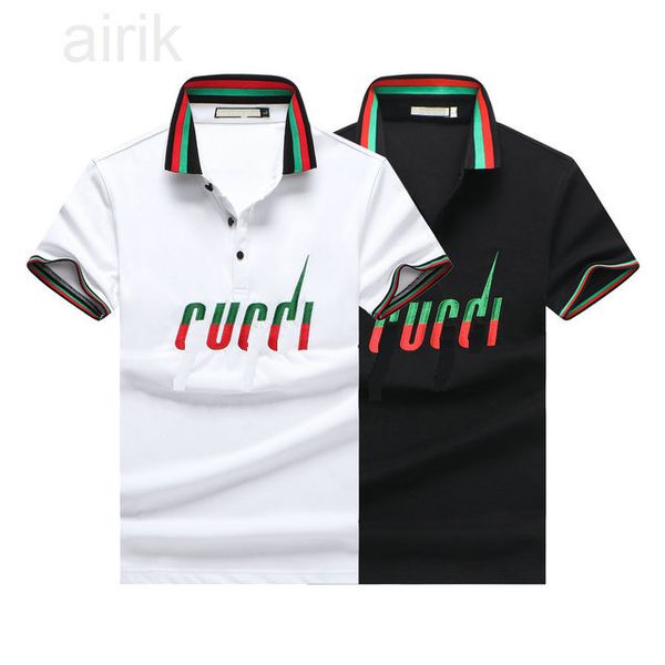 

designs designer polo shirts men luxury polos casual mens t shirt snake bee letter print embroidery fashion high street man tee m--3xl08996, White;black