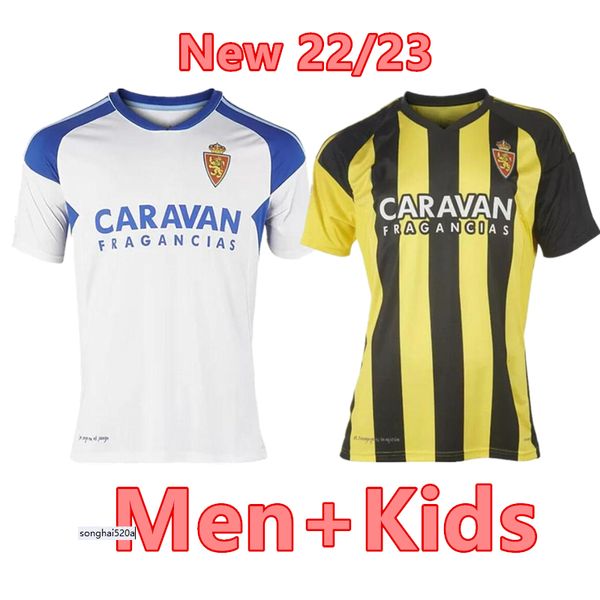 

2022 real zaragoza #23 shinji kagawa soccer jerseys 22/23 home #21 zapater maillots de foot shirt javi ros pombo miguel alejandro red, Black;yellow