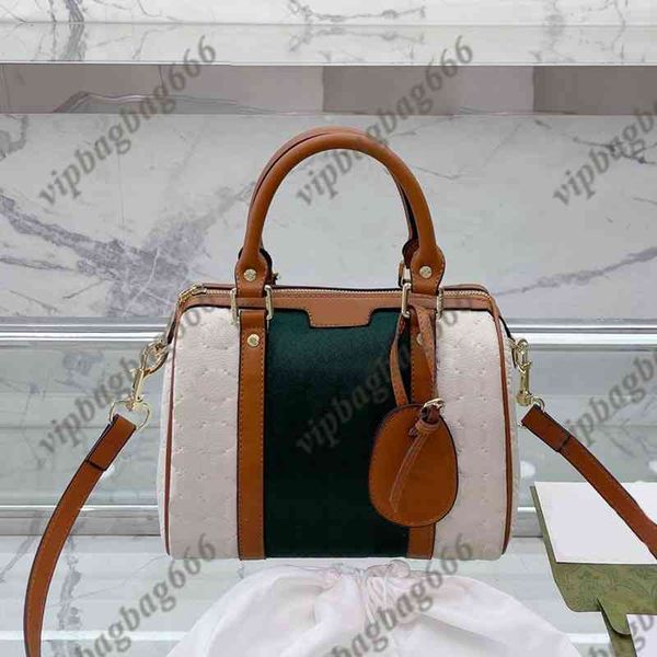 

boston bags women vintage handbag classic travel shoulder packs leather high capacity designer crossbody female sports luggage 220415