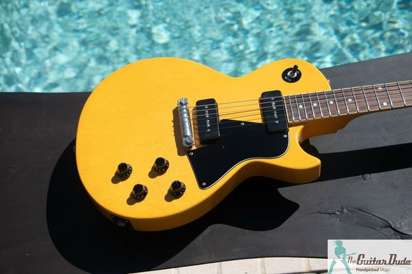 

edwards e-ls-90lt paul special - tv yellow electric guitar