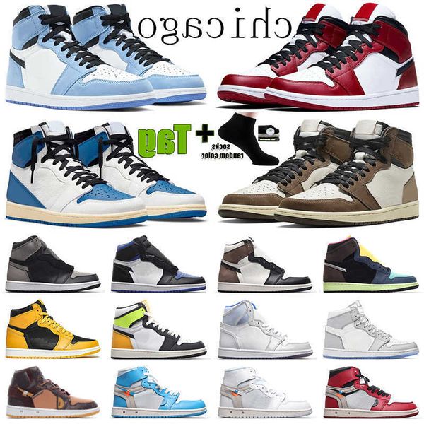 

chicago mens jumpman 1 high og basketball shoes 1s heritage university blue royal patent bred atmosphere dark mocha brotherhood shadow unc