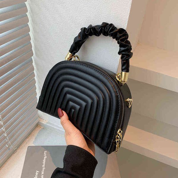 

fashion thread handbags women crossbody bag 2022 luxury designer ladies purse shoulder messenger bags zipper g220509