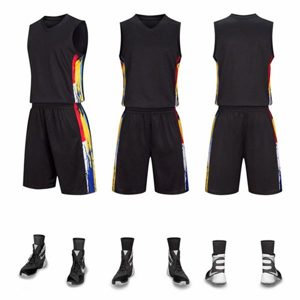 

s072 soccer jersey sport wears athletic outdoor apparel college, Black;yellow