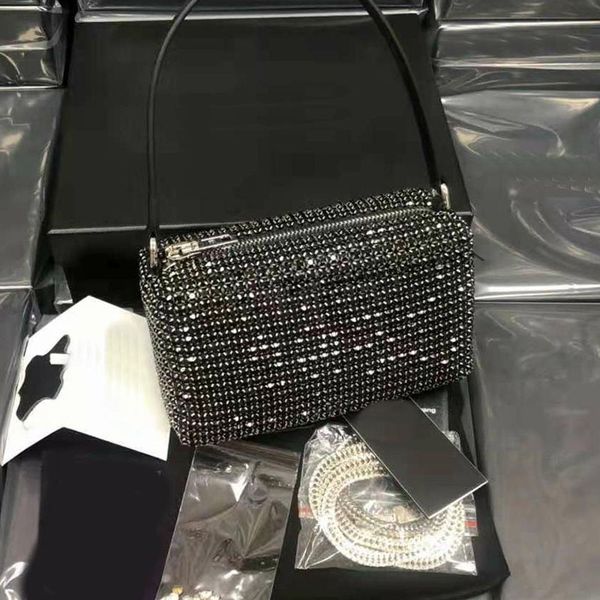 

aaa mirror quality diamond bag come with box women luxurys designers bags 2022mini tote pochette classic fashon clutch wallet rhinestone pou