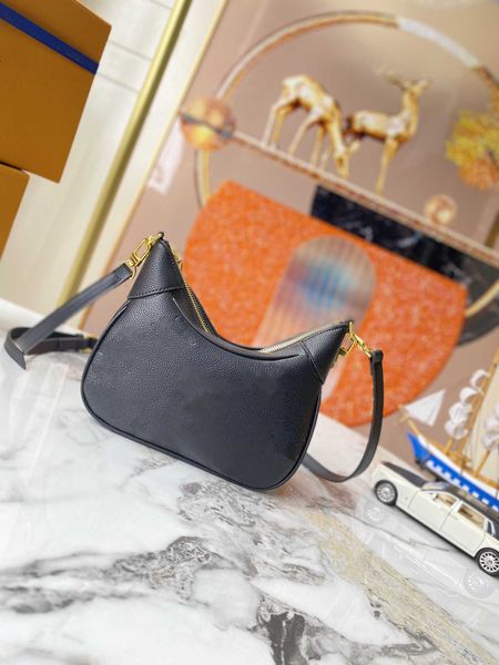 

fashion crescent tote bag 2022 spring new solid color leather underarm m56091 bags single zipper designer ladies one shoulder evening bag ou