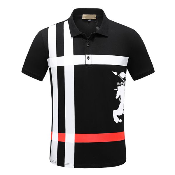 Polo da uomo Designer Uomo Moda Cavallo Magliette Casual Uomo Golf Estate Polo Camicia Ricamo High Street Trend Top Tee Asian # 36