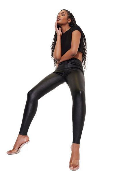 

tall high waist button fly skinny jeans p1zd#, Blue