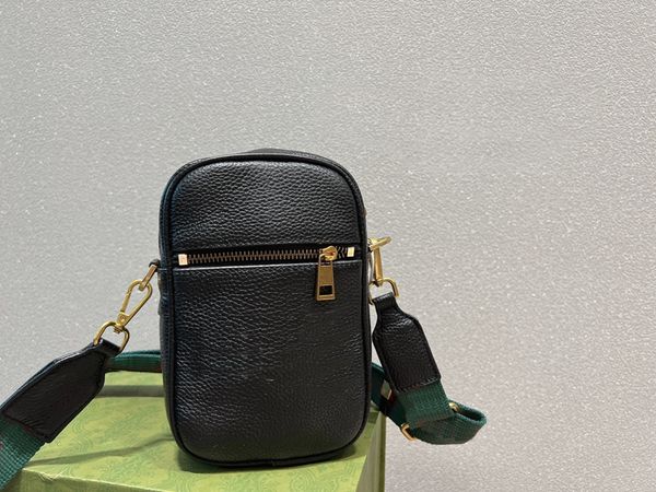 

leather shoulder bag men's and women's universal mobile phone bag messenger bag distribution gift box