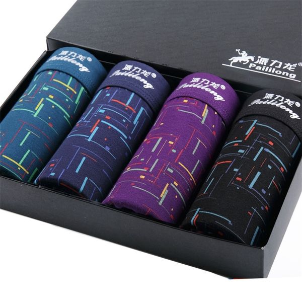 

new men boxer soft breathable modal underwear male comfortable solid panties underpants cueca boxershorts homme men lj200922, Black;white