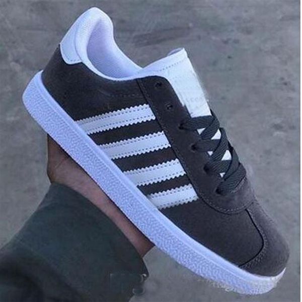 

dress shoes new 2021 men women casual suede leather gazelle pink black red lightweight classic shoe size 36-45288n