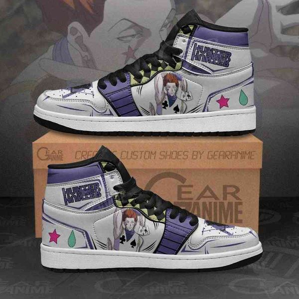 

hisoka sneakers election arc hunter x anime shoes, Black