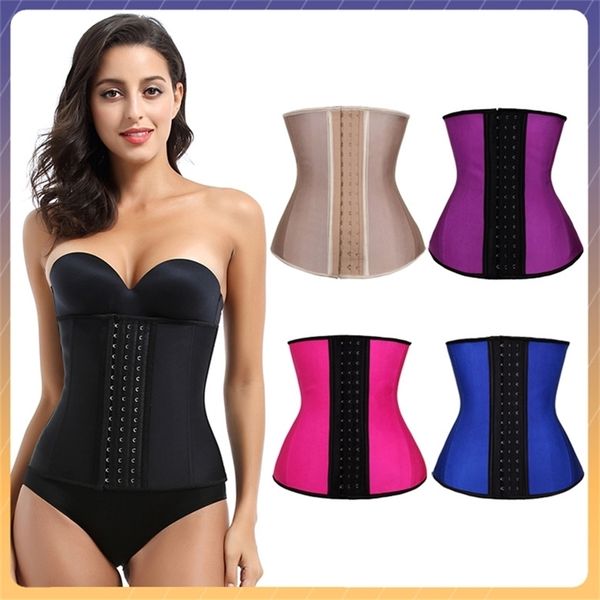 Latex Steel Corset cintura pós -parto Fitness Belt Plástico Ladies Shaper Band Body Build 220524