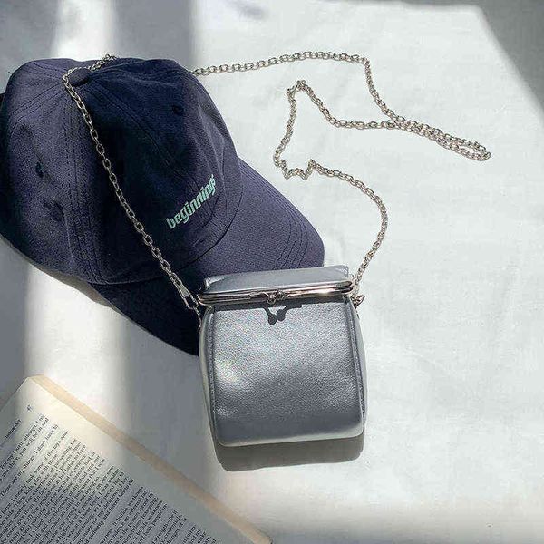 

cute small pu leather crossbody bags for women 2022 autumn fashion chain shoulder luxury brand handbags and purses female