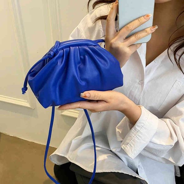 

mini candy color pouch cloud bag for women shoulder fashionsmall dumpling s day clutch purses and handbags 2022 tote new