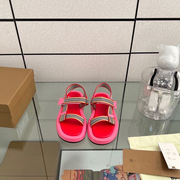 

ladies slippers fashion luxury floral slippers leather rubber flats red brown sandals summer beach shoes loafers gear soles 35-40, Black