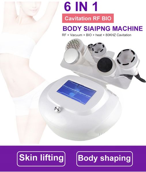 

multifunction 6 in 1 slimming beauty device 5d 80k ultrasonic cavitation vacuum system multipolar rf liposuction machine