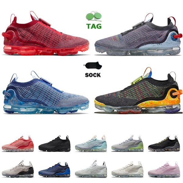 

sports shoes mens vp fk 2021 knit triple black white fly mesh runner designer vapourmaxs cushion oreo light bone batman game royal womens tr