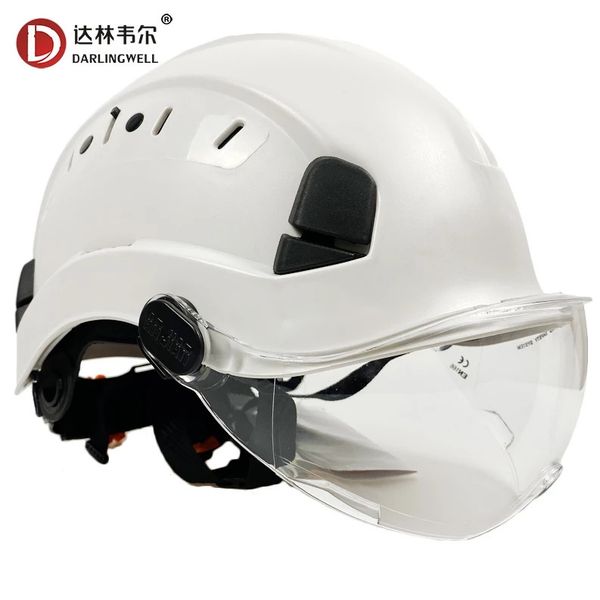 

safety helmet with goggles protective helmets work cap construction hard hat darlingwell working climbing riding