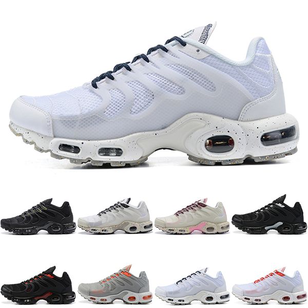 

tn plus men running shoes terrascape black barely volt green burgundy grey orange mens womens outdoor trainers sneakers walking jogging whol, White;red