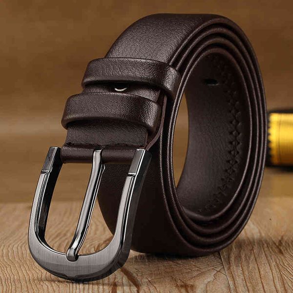 

belts simple men's pin buckle belt korean fashion leisure trouser xoov, Black;brown