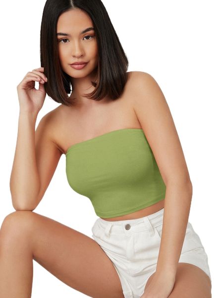

solid bandeau l62z#, White
