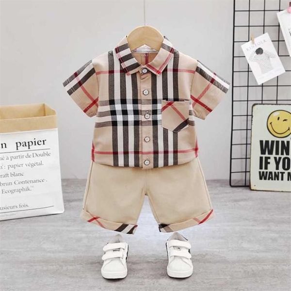 

baby 2022 boys new clothes fashion summer boys clothing set cotton t-shirt shorts 2 pcs set outfits children clothes tracksuit f2295, White