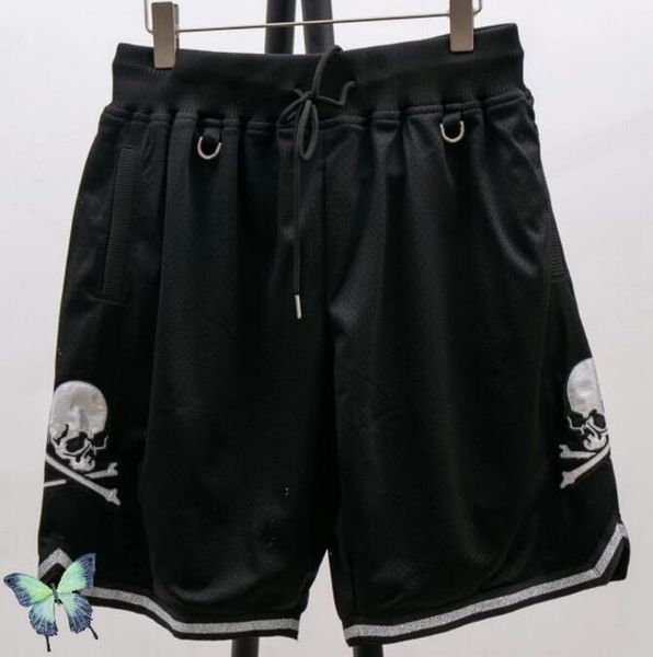 

heavy fabric side zip pocket embroidery shorts
