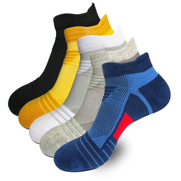 Erkek Çoraplar Moda Pamuk Sıkıştırma Adam İyi Kaliteli Kalın Nefes Alabilir Ayak Bileği Mürettebat Serin Kısa Sox Calsetinler Hombremen's