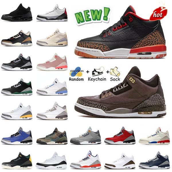 

2022 new arrival 3 3s basketball shoes jorda animal instinct 2.0 muslin tv kumquat dark iris court purple black cement womens mens sneakers