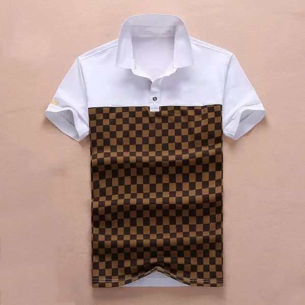 Sommerkleidung Designer Männer Poloshirts Mode Lässig T-shirt Brief Drucken Stickerei High Street Herren Polos
